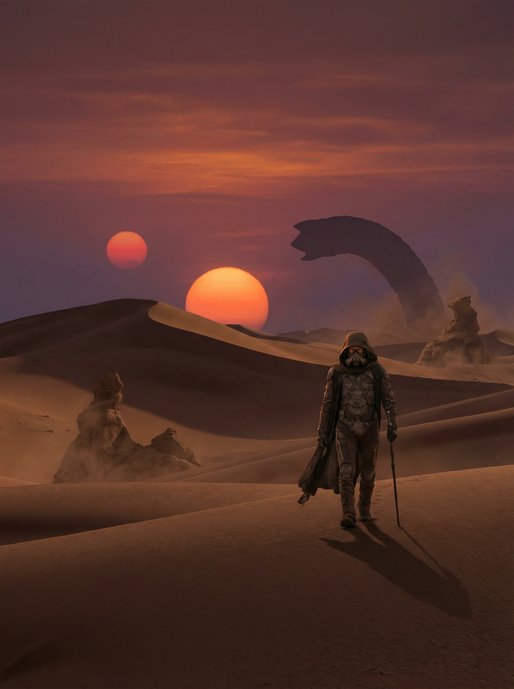 c7娱乐 - 沙丘第三部科幻电影海报